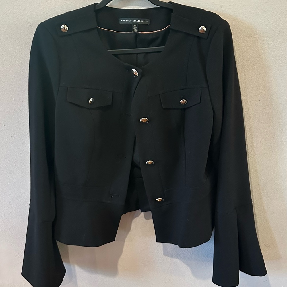 White House Black Market Women's Black Jacket
